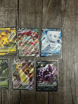 Pokemon Card Lot - IR, Full Art, V, VMAX - 14 Cards Total NM Pokemon TCG - Image 3