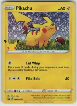 Pokemon Pikachu - (General Mills) Promo Miscellaneous Cards & Products SWSH039 - Image 1