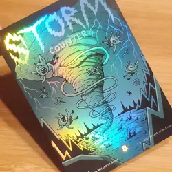 Storm Counter Helper Card - 2422, Foil, Secret Lair Goblin Storm, Magic MTG NM - Image 2