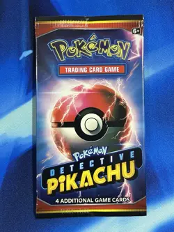 Pokemon TCG Detective Pikachu 4 Card Booster Pack Sealed Lot X10 Promo Nm M - Image 2
