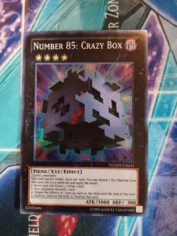 Yugioh Number 85: Crazy Box NUMH-EN033 1ST ED NM SUPER - Image 1