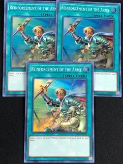 YUGIOH REINFORCEMENT OF THE ARMY DASA-EN053 SUPER (NM) - Image 1