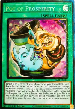 PCR Pot of Prosperity RA01-EN066 PRISMATIC COLLECTOR'S RARE 1ST EDITION YuGiOh - Image 1