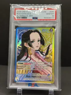 Boa Hancock - One Piece Op14 Azure Seas Seven EB04-041 Leader (Alt Art) PSA10 - Image 1