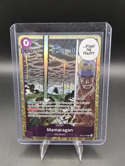 Bandai Mamaragan SR Foil Alt Art OP15-078 Sky Island Event English - Image 1