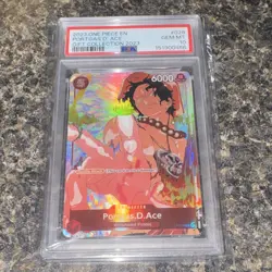 One Piece Portgas D. Ace P-028 2023 CS Event Pack PSA 10 Gem Mint - Image 1