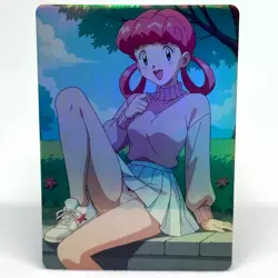 Pokemon Nurse Joy Goddess Anime Waifu ACG Foil Card - Image 1