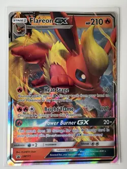 Flareon GX SM171 Sun & Moon Black Star Promo Pokemon Card MP/HP - Image 1