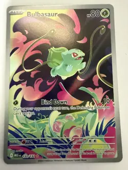 Bulbasaur 133/132 English MEG EN-Mega Evolutions Illustration Rare Pokemon Card - Image 1