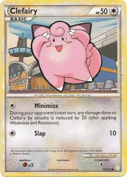 Pokemon HeartGold SoulSilver Card 60/123 Clefairy - Image 1