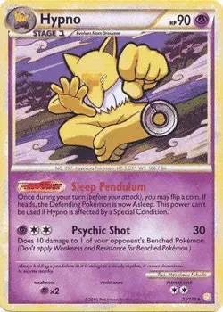Pokemon HeartGold SoulSilver Card 23/123 Hypno - Image 1