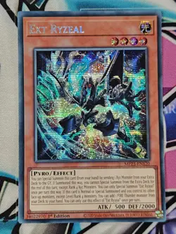 MP25-EN120 Ext Ryzeal Prismatic Secret Rare 1st Edition YuGiOh - Image 1
