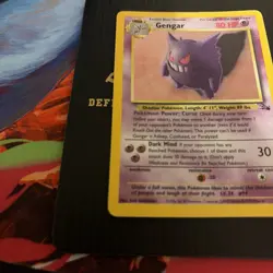 Pokemon TCG Gengar Fossil Holo Card 5/62 - Image 5