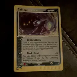 Pokemon TCG Sableye 10/100 Sandstorm Reverse Holo 60 HP Basic Card - Image 1