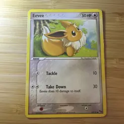 Pokemon Eevee 13/17 Nonholo Card Pop Series 3 MP+ - Image 1