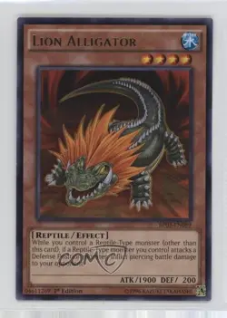 Lion Alligator 1st Ed. YuGiOh Battle Pack 3: Monster League #BP03-EN089 - Image 1