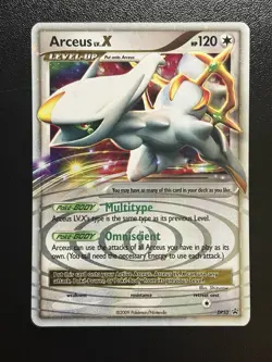 2009 Arceus LV.X Black Star Promo DP53 Holo Rare Pokemon Card LP - Image 1
