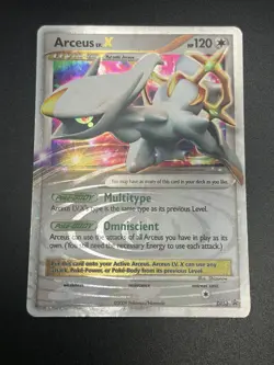 2009 Arceus LV.X Black Star Promo DP53 Holo Rare Pokemon Card LP - Image 4