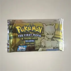 Topps Pokemon: The First Movie Pack - 8 Cards, 1 Foil, English, Mewtwo - Image 1