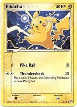 Pokemon EX Emerald 60/106 Card - Pikachu - Image 1