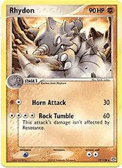Pokemon EX Emerald 19/106 Card - Rhydon NEAR MINT - Image 1