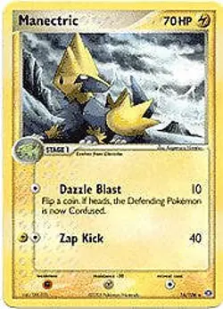 Pokemon EX Emerald 16/106 Card - Manectric NEAR MINT - Image 1