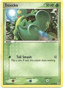 Pokemon EX Emerald 70/106 Card - Treecko - Image 1