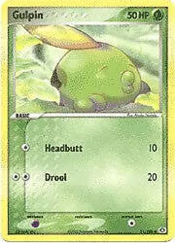 Pokemon EX Emerald 51/106 Card - Gulpin - Image 1
