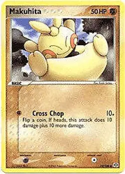 Pokemon EX Emerald 54/106 Card - Makuhita - Image 1