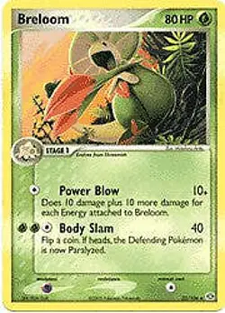 Pokemon EX Emerald 22/106 Card - Breloom - Image 1