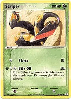 Pokemon EX Emerald 20/106 Card - Seviper - Image 1