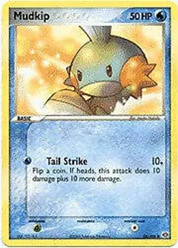Pokemon EX Emerald 56/106 Card - Mudkip - Image 1