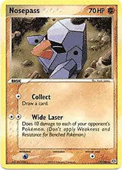 Pokemon EX Emerald 17/106 Card - Nosepass - Image 1