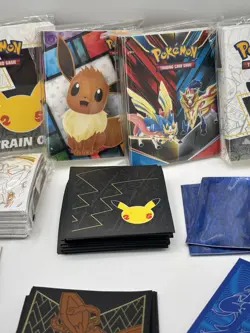 Set Of 4 Pokemon TCG Mini Portfolio Binder Plus 135 Card Sleeve Variety See Pics - Image 3