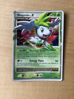 Pokemon TCG Shaymin LV.X DP39 Promo Card 2009 Diamond & Pearl MP - Image 1