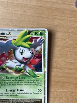 Pokemon TCG Shaymin LV.X DP39 Promo Card 2009 Diamond & Pearl MP - Image 4