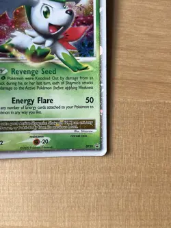 Pokemon TCG Shaymin LV.X DP39 Promo Card 2009 Diamond & Pearl MP - Image 5