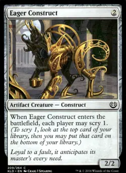 Eager Construct 209/264 Kaladesh MTG Magic the Gathering card - Image 1
