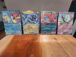 Pokemon Black Bolt White Flare 4 Card Ex Lot Zekrom, Keldeo, Hydreigon, Meloetta - Image 1