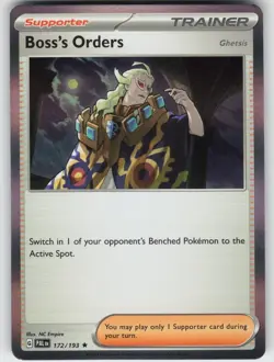 HOLO Boss's Orders 172/193 NM / M - Paldea Evolved Scarlet Violet Pokemon Card - Image 1