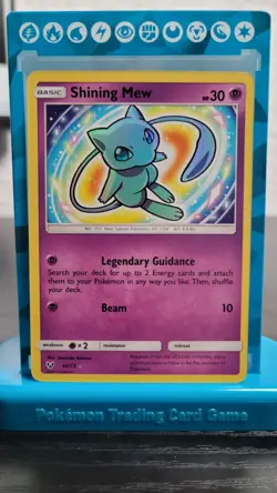 Pokemon TCG Shining Mew Holo Rare Card 40/73 Shining Legends Near Mint - Image 1