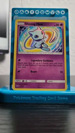 Pokemon TCG Shining Mew Holo Rare Card 40/73 Shining Legends Near Mint - Image 4