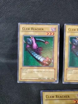 3x Claw Reacher SDY-018 Common Unlimited Yu-Gi-Oh Card LP Playset TCG CCG - Image 2