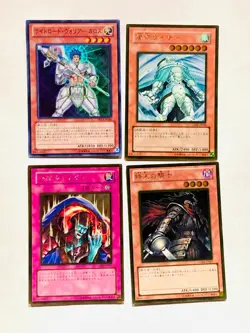 Holo Lot 4 Yu-Gi-Oh Card good set Very Rare From Japan vintage Konami F/S - Image 1