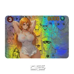 One Piece card game TCG Sexy Manga Style Waifu NAMI Playmat card Game pad OPCG - Image 1