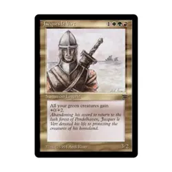 WOTC MtG Legends Jacques Le Vert (R) EX - Image 1