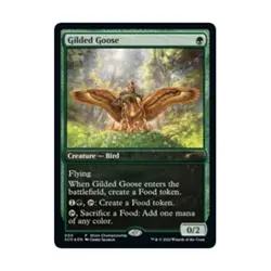WOTC MtG Game Day & Store Championship Promos Gilded Goose (P) (Foil) NM - Image 1