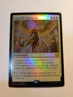 Sigarda's Summons Foil Promo 404 Mtg Magic The Gathering Rare VOW NM - Image 1