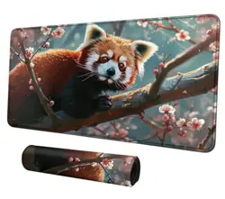 for MTG & TCG Playmat Mouse Pad,BFDHGQZC 24" x 14" Game Mat 60*35cm Red Panda - Image 1
