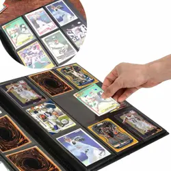 Trading Card Binder Holder, 9 Pockets Album Sleeves for Baseball Yugioh MTG Card - Image 4